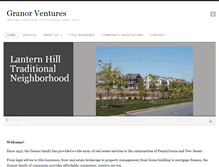 Tablet Screenshot of granorventures.com